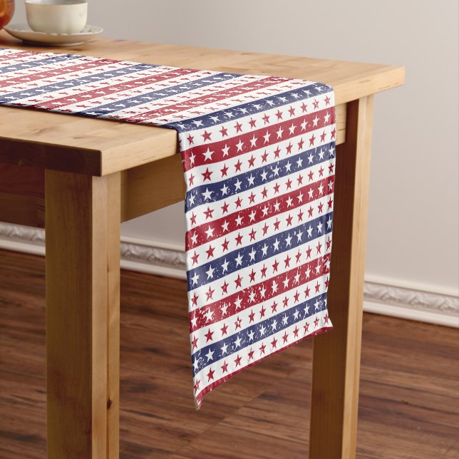 Patriotic Stars Table Runner (In Situ)