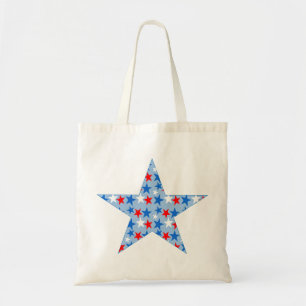 Patriotic Stars Tote Bag