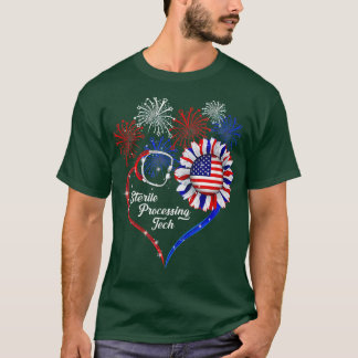 Patriotic Sterile Processing Tech 4th Of July Amer T-Shirt
