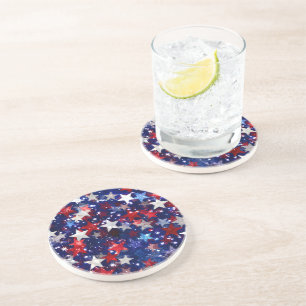 Patriotic Stone Coaster