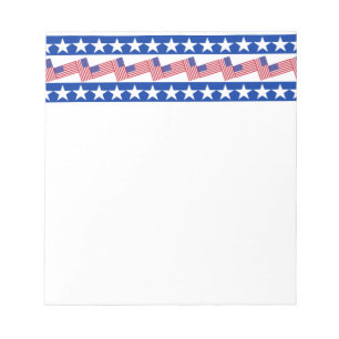 Patriotic Stripe Notepad
