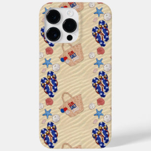 PATRIOTIC SUMMER FLIP FLOPS SUNGLASSES  Case-Mate iPhone 14 PRO MAX CASE