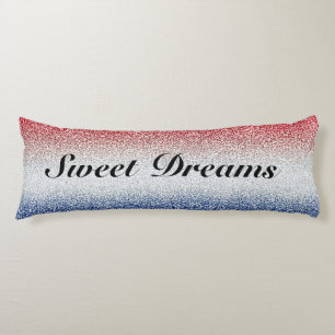 Patriotic Sweet Dreams Sparkle Body Pillow