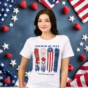 Patriotic T-Shirt, American Flag, Reunion Tri-Blend Shirt
