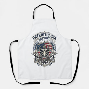 Patriotic Tactical Eagle Skull Military Inspired S Apron