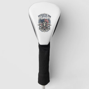 Patriotic Tactical Eagle Skull Military Inspired S Golf Head Cover
