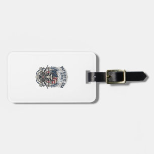 Patriotic Tactical Eagle Skull Military Inspired S Luggage Tag