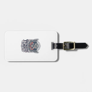 Patriotic Tactical Eagle Skull Military Inspired S Luggage Tag