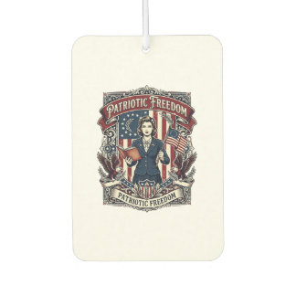 Patriotic Teacher Vector Graphic Tee_1 Car Air Freshener
