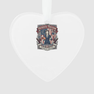 Patriotic Teacher Vector Graphic Tee_1 Ornament