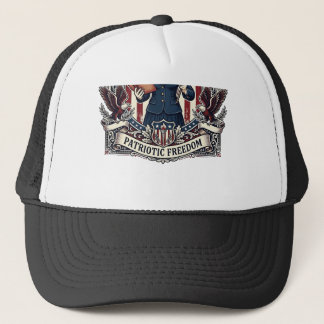Patriotic Teacher Vector Graphic Tee_1 Trucker Hat