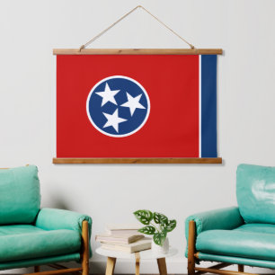 Patriotic Tennessee Tapestry, Tennessee Flag Hanging Tapestry