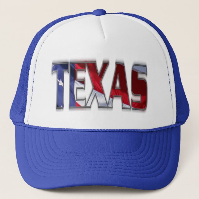 Patriotic Texas and American Flag Hat (Front)