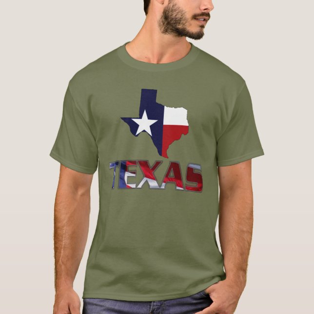 Patriotic Texas T-Shirt (Front)
