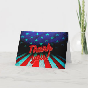 Patriotic Thank you! Card