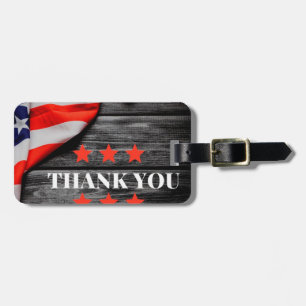 Patriotic Thank you Luggage Tag