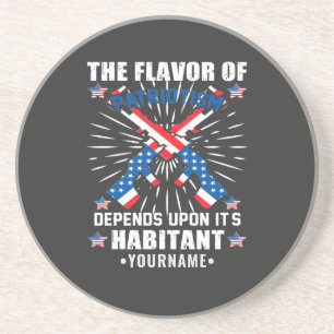 Patriotic The Flavour of Patriotism Coaster