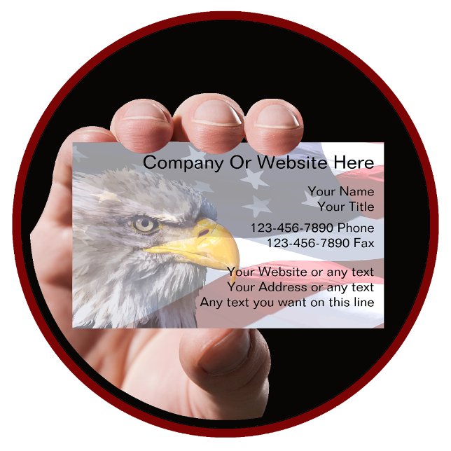 Patriotic Theme Business Cards (Creator Uploaded)