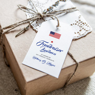 Patriotic Themed Event American Flag Gift Tags