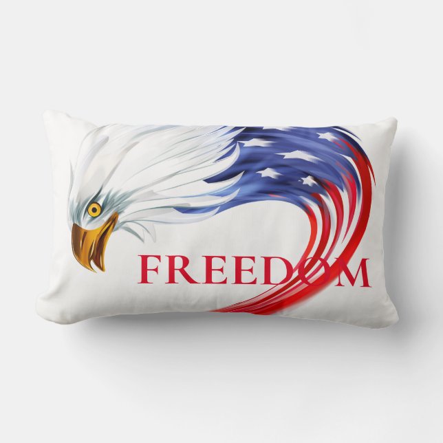 Patriotic Throw Pillow (Front)