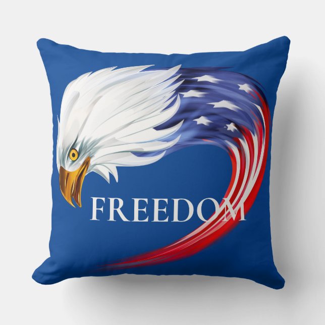 Patriotic Throw Pillow (Front)