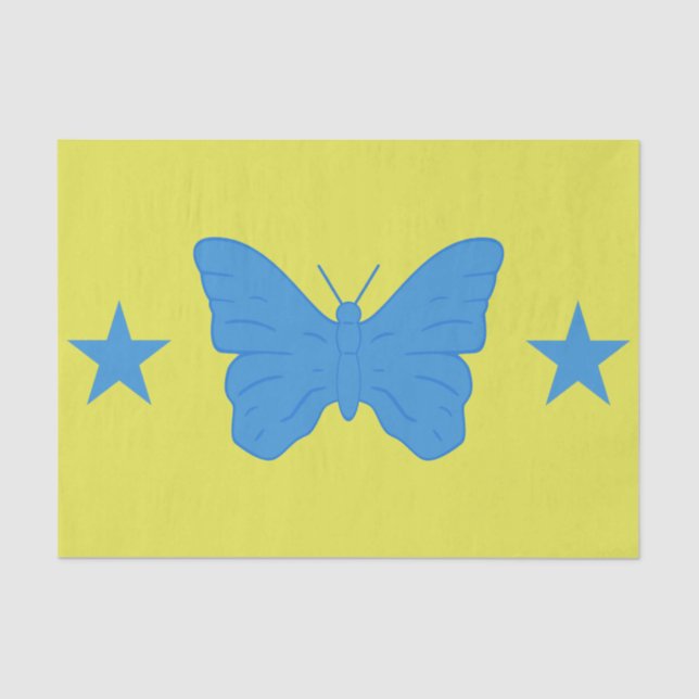 Patriotic tissue paper with flag of Bady Bassit (Front)