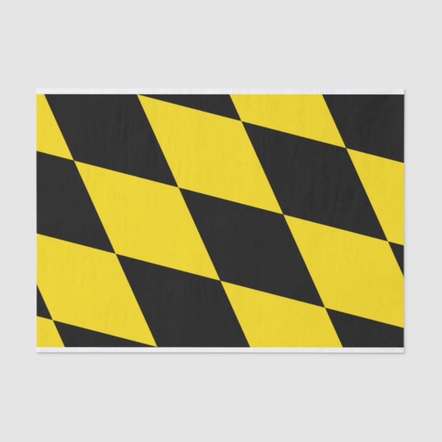 Patriotic tissue paper with flag of Munich (Front)