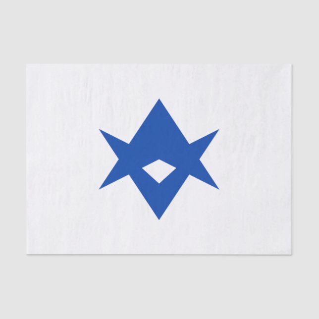 Patriotic tissue paper with flag of Toyota City (Front)