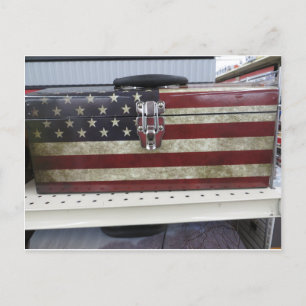 Patriotic Toolbox Postcard