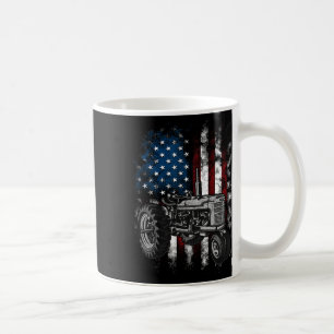 Patriotic Tractor American Flag Tractor Farm Usa F Coffee Mug