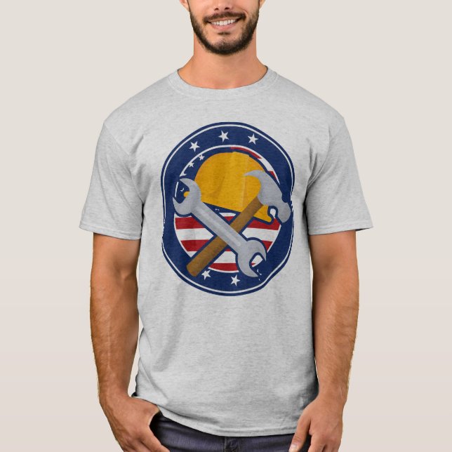 Patriotic Tradesman T-Shirt (Front)