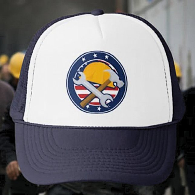 Patriotic Tradesman Trucker Hat (Creator Uploaded)
