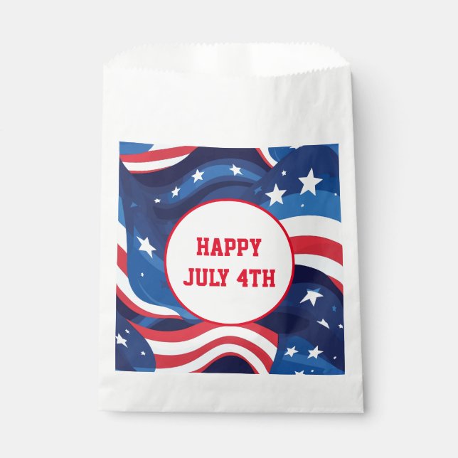 Patriotic Treat Favour Bag (Front)