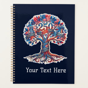 Patriotic Tree for America's 250th anniversary Planner