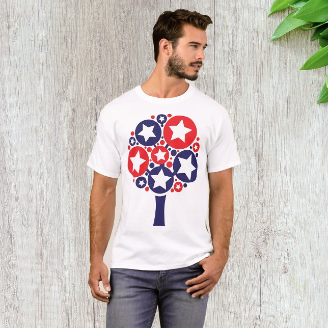 Patriotic Tree Mens T-Shirt (Creator Uploaded)