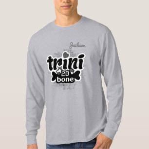 Patriotic Trini to de Bone with YOUR NAME T-Shirt