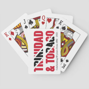 Patriotic TRINIDAD Independence Playing Cards
