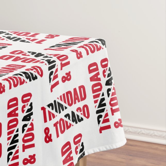 Patriotic TRINIDAD TOBAGO Tablecloth (In Situ)