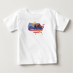Patriotic Truckin' Baby T-Shirt