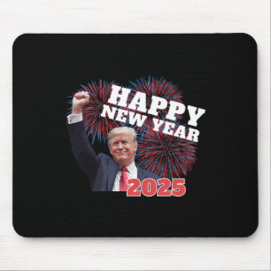 Patriotic Trump Happy New Year 2025 Conservative D Mouse Pad