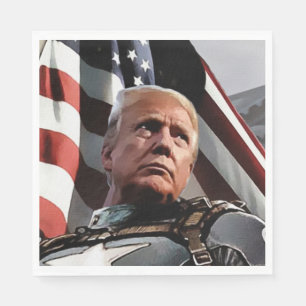Patriotic Trump Napkin