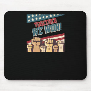 Patriotic Trump We Won Men Women Teen Kid 47 45 Mouse Pad