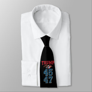 Patriotic Trump Won 45 and 47 Victory Winner Trump Tie