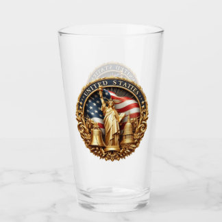 Patriotic Type Of Drinking Glass