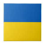 Patriotic Ukraine Flag Ceramic Tile<br><div class="desc">Patriotic flag of Ukraine.</div>