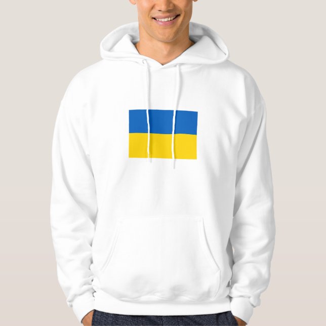 Patriotic Ukraine Flag Hoodie (Front)