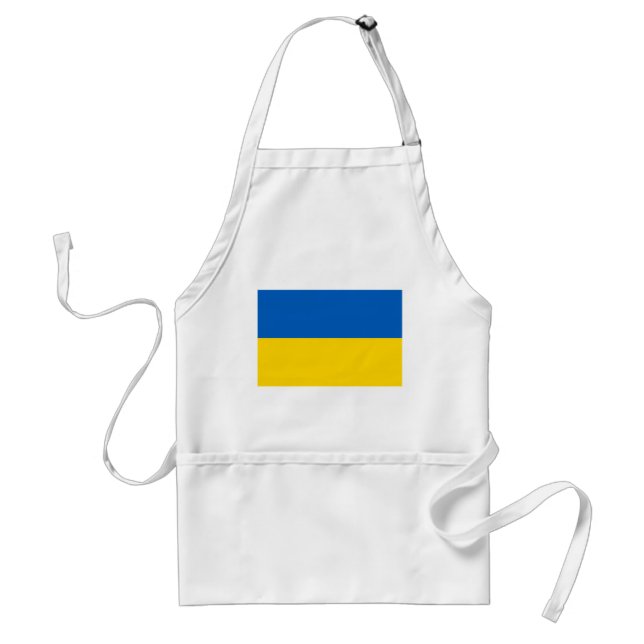 Patriotic Ukraine Flag Standard Apron (Front)
