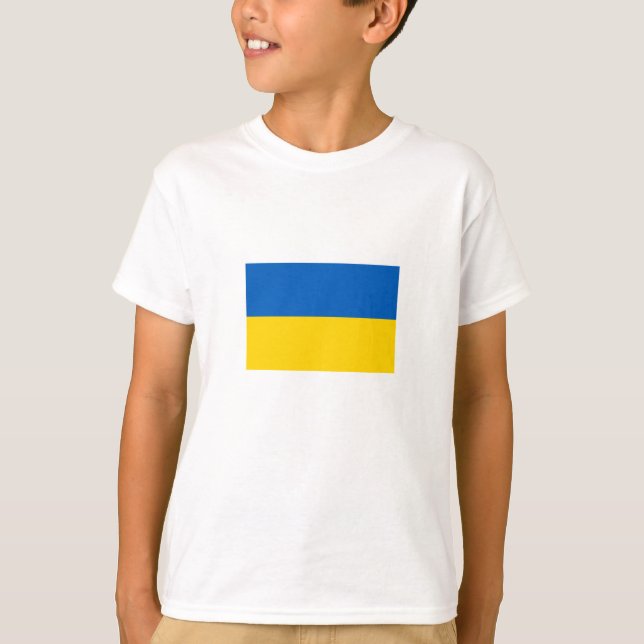 Patriotic Ukraine Flag T-Shirt (Front)