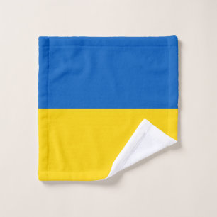 Patriotic Ukraine Flag Wash Cloth