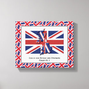 Patriotic UNION JACK Photo Canvas Print
